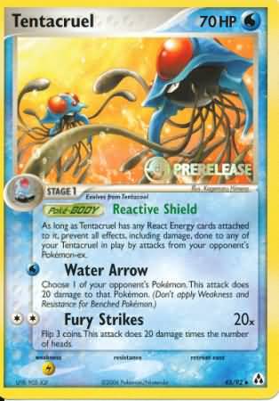 Tentacruel (45/92) (Prerelease Promo) [Nintendo: Black Star Promos] | Black Swamp Games