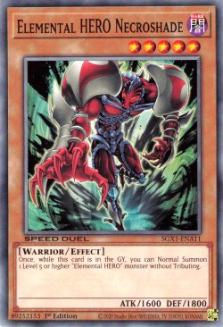 Elemental HERO Necroshade [SGX1-ENA11] Common | Black Swamp Games