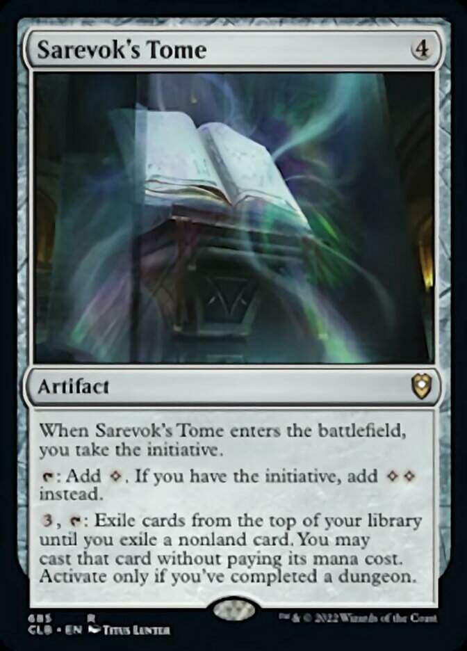 Sarevok's Tome [Commander Legends: Battle for Baldur's Gate] | Black Swamp Games