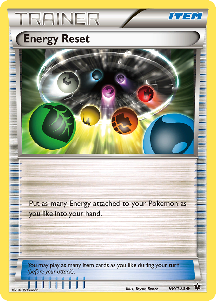 Energy Reset (98/124) [XY: Fates Collide] | Black Swamp Games