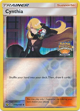 Cynthia (119a/156) (Regional Championship Promo) [Sun & Moon: Ultra Prism] | Black Swamp Games