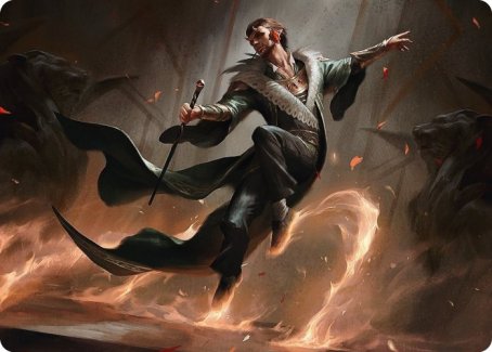 Fleetfoot Dancer Art Card [Streets of New Capenna Art Series] | Black Swamp Games
