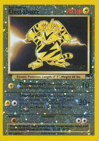 Electabuzz (1) (Winner) [Best of Promos] | Black Swamp Games