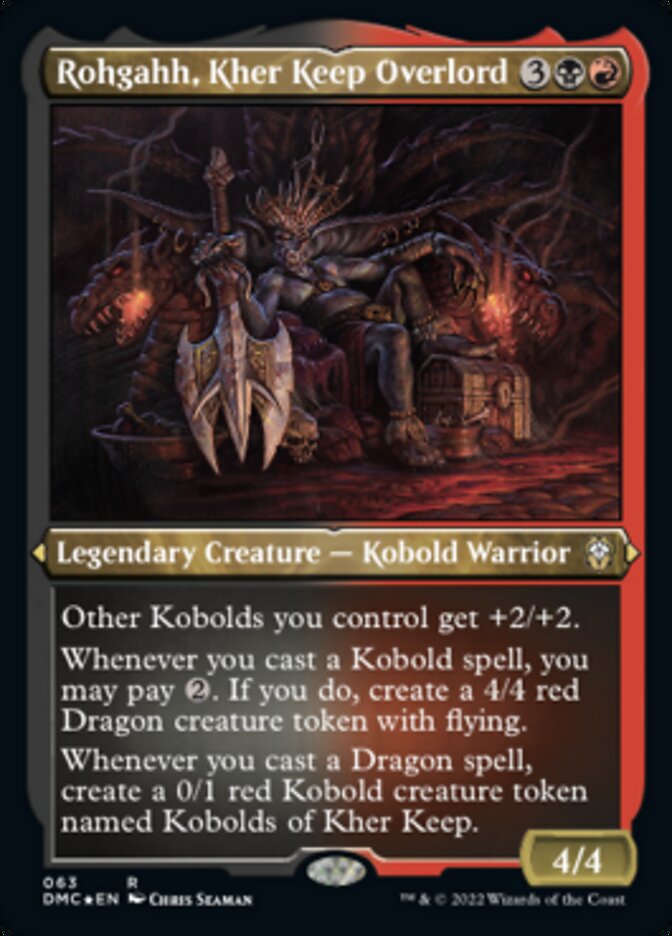 Rohgahh, Kher Keep Overlord (Foil Etched) [Dominaria United Commander] | Black Swamp Games