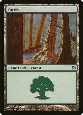 Forest (71) [Duel Decks: Phyrexia vs. the Coalition] | Black Swamp Games