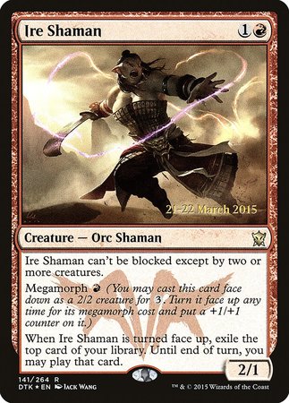 Ire Shaman [Dragons of Tarkir Promos] | Black Swamp Games