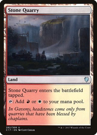 Stone Quarry [Commander 2017] | Black Swamp Games