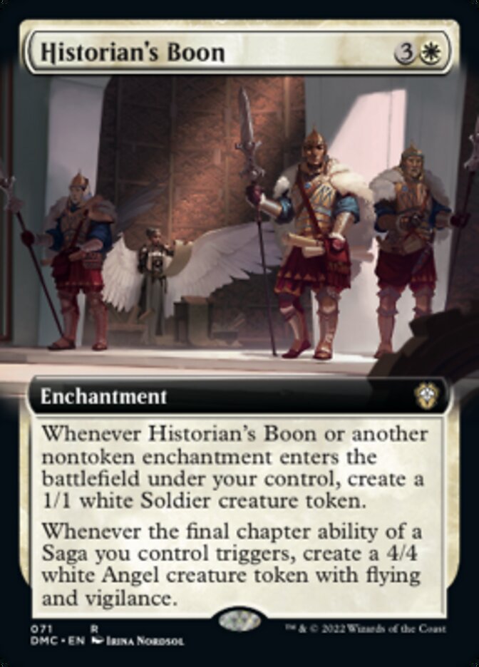 Historian's Boon (Extended Art) [Dominaria United Commander] | Black Swamp Games