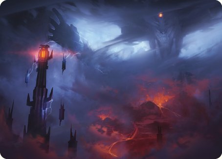 Shadow of the Enemy Art Card [The Lord of the Rings: Tales of Middle-earth Art Series] | Black Swamp Games