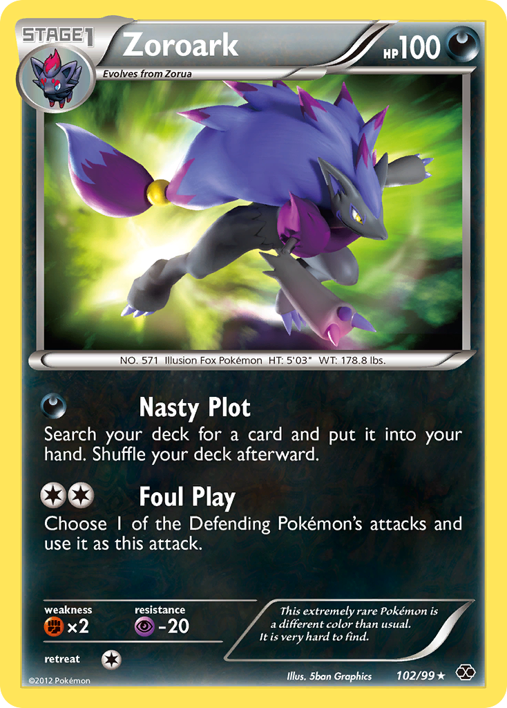 Zoroark (102/99) [Black & White: Next Destinies] | Black Swamp Games