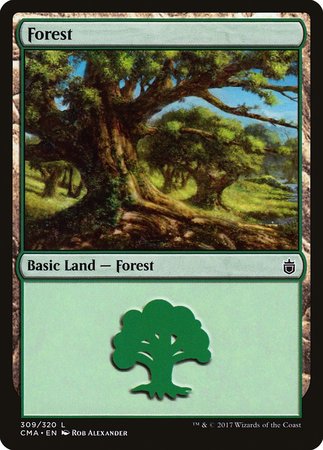Forest (309) [Commander Anthology] | Black Swamp Games