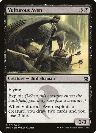Vulturous Aven [Dragons of Tarkir] | Black Swamp Games