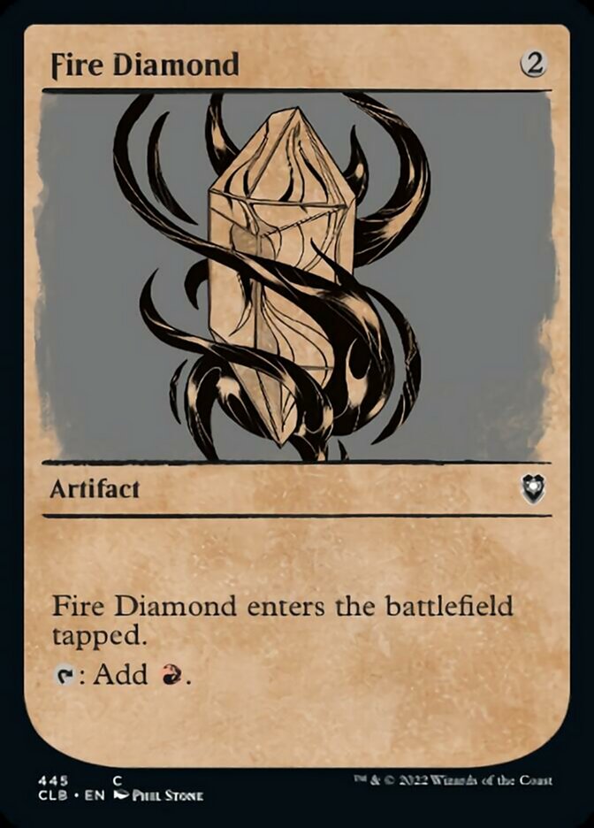 Fire Diamond (Showcase) [Commander Legends: Battle for Baldur's Gate] | Black Swamp Games