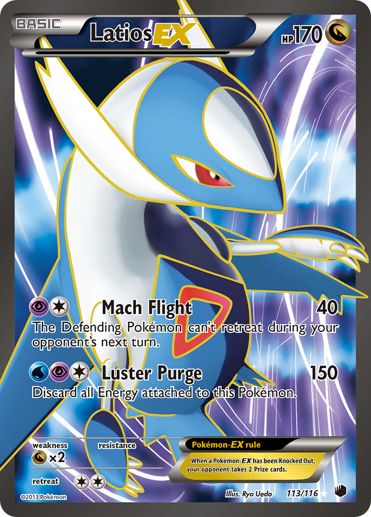 Latios EX (113/116) [Black & White: Plasma Freeze] | Black Swamp Games