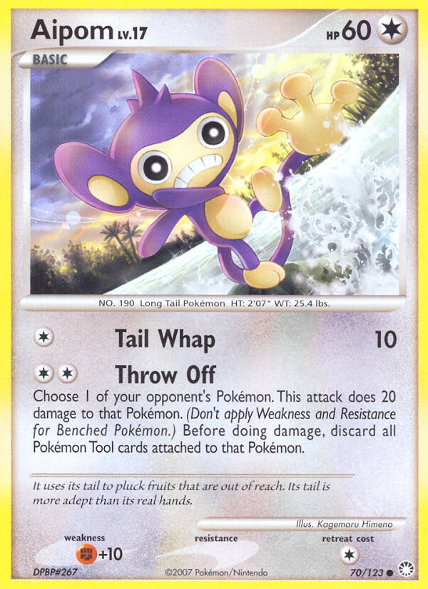 Aipom (70/123) [Diamond & Pearl: Mysterious Treasures] | Black Swamp Games