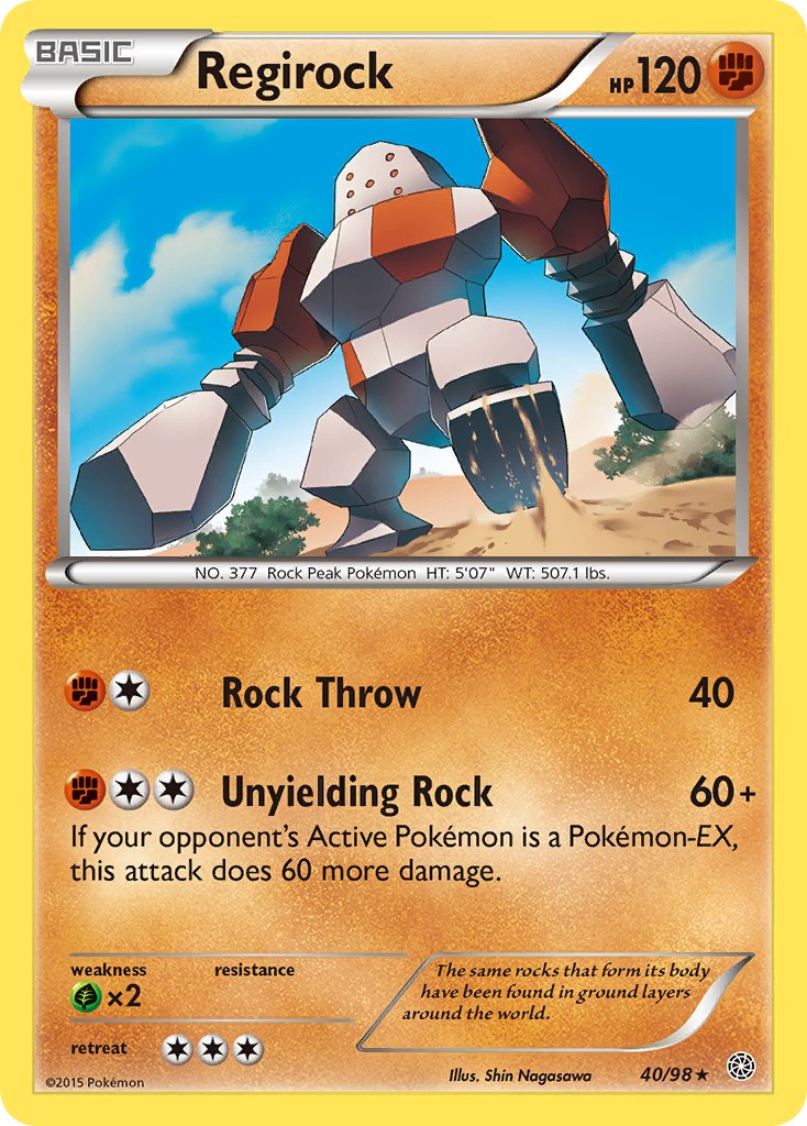 Regirock (40/98) (Theme Deck Exclusive) [XY: Ancient Origins] | Black Swamp Games