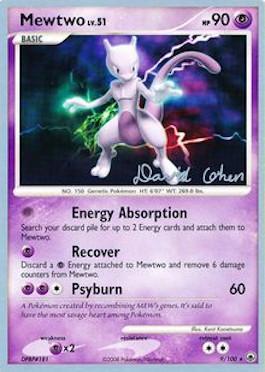 Mewtwo LV.51 (9/100) (Stallgon - David Cohen) [World Championships 2009] | Black Swamp Games