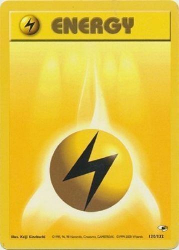 Lightning Energy (130/132) [Gym Heroes Unlimited] | Black Swamp Games