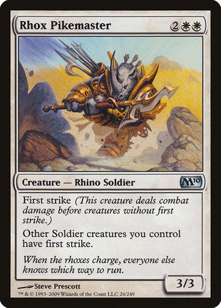 Rhox Pikemaster [Magic 2010] | Black Swamp Games