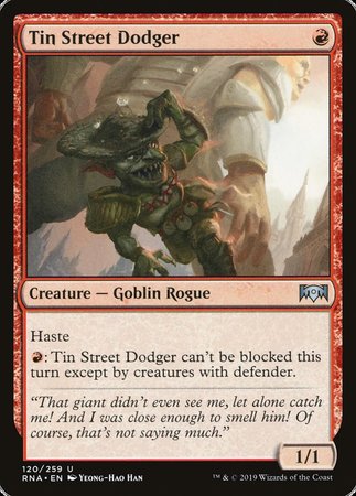 Tin Street Dodger [Ravnica Allegiance] | Black Swamp Games