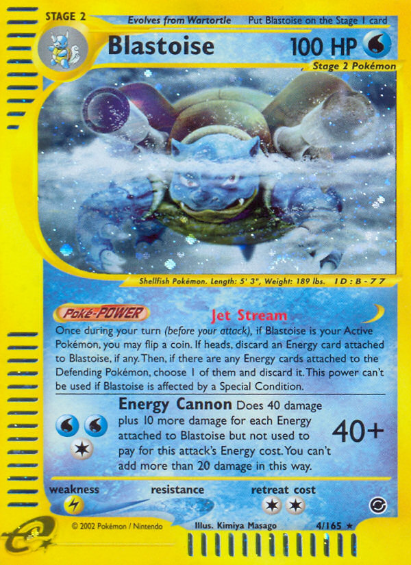 Blastoise (4/165) [Expedition: Base Set] | Black Swamp Games