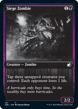 Siege Zombie [Innistrad: Double Feature] | Black Swamp Games