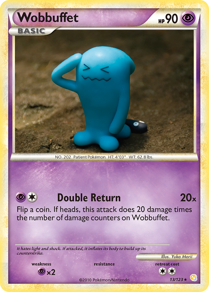 Wobbuffet (13/123) [HeartGold & SoulSilver: Base Set] | Black Swamp Games