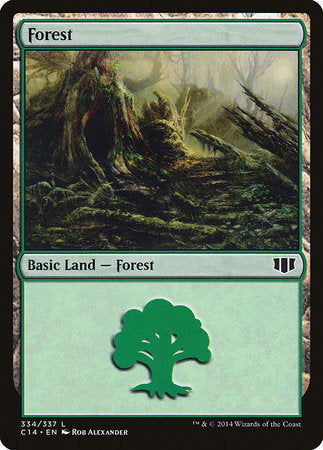 Forest (334) [Commander 2014] | Black Swamp Games