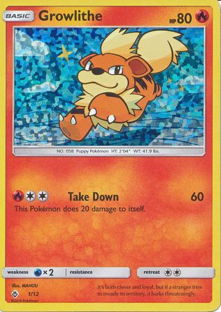 Growlithe (1/12) [McDonald's Promos: 2018 Collection] | Black Swamp Games