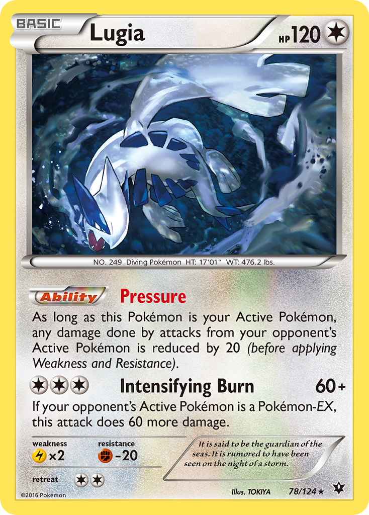 Lugia (78/124) [XY: Fates Collide] | Black Swamp Games