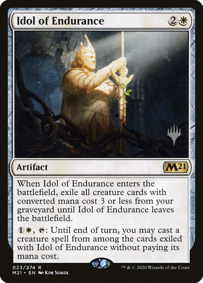 Idol of Endurance (Promo Pack) [Core Set 2021 Promos] | Black Swamp Games