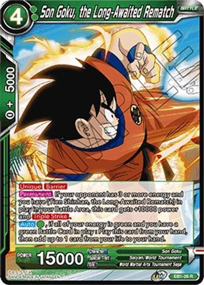 Son Goku, the Long-Awaited Rematch (EB1-026) [Battle Evolution Booster] | Black Swamp Games