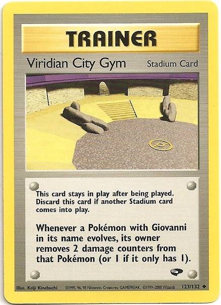 Viridian City Gym (123/132) [Gym Challenge Unlimited] | Black Swamp Games