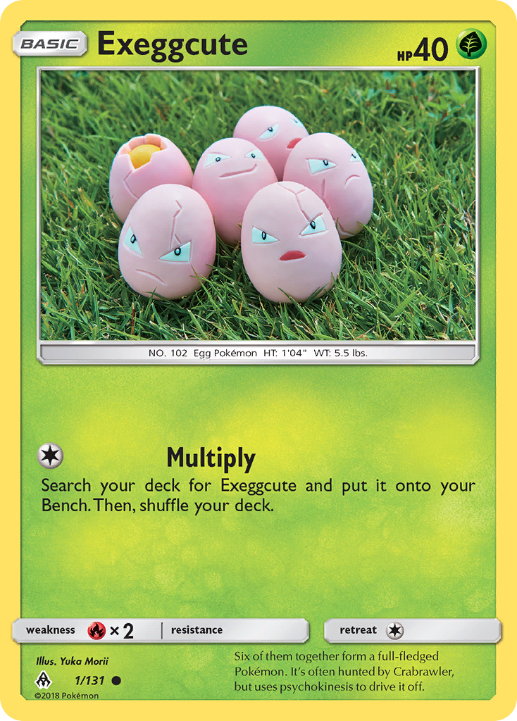 Exeggcute (1/131) [Sun & Moon: Forbidden Light] | Black Swamp Games