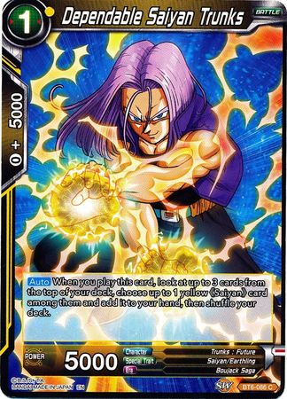 Dependable Saiyan Trunks [BT6-086] | Black Swamp Games