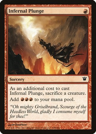 Infernal Plunge [Innistrad] | Black Swamp Games