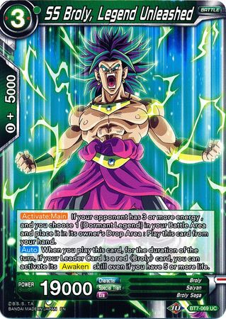 SS Broly, Legend Unleashed [BT7-069] | Black Swamp Games