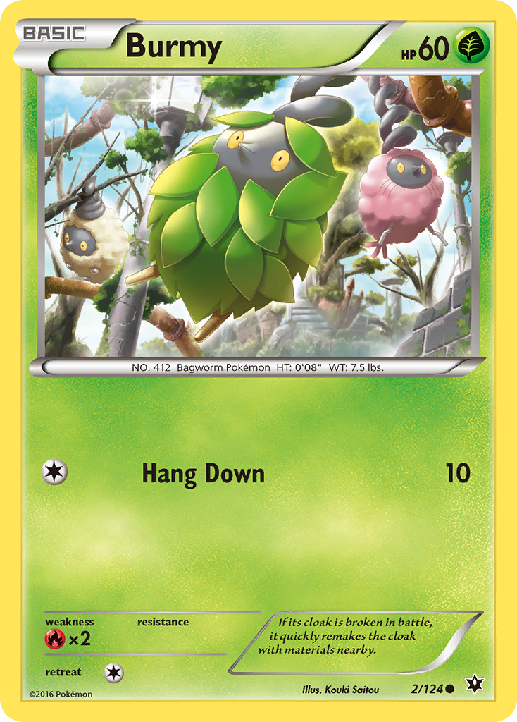 Burmy (2/124) [XY: Fates Collide] | Black Swamp Games