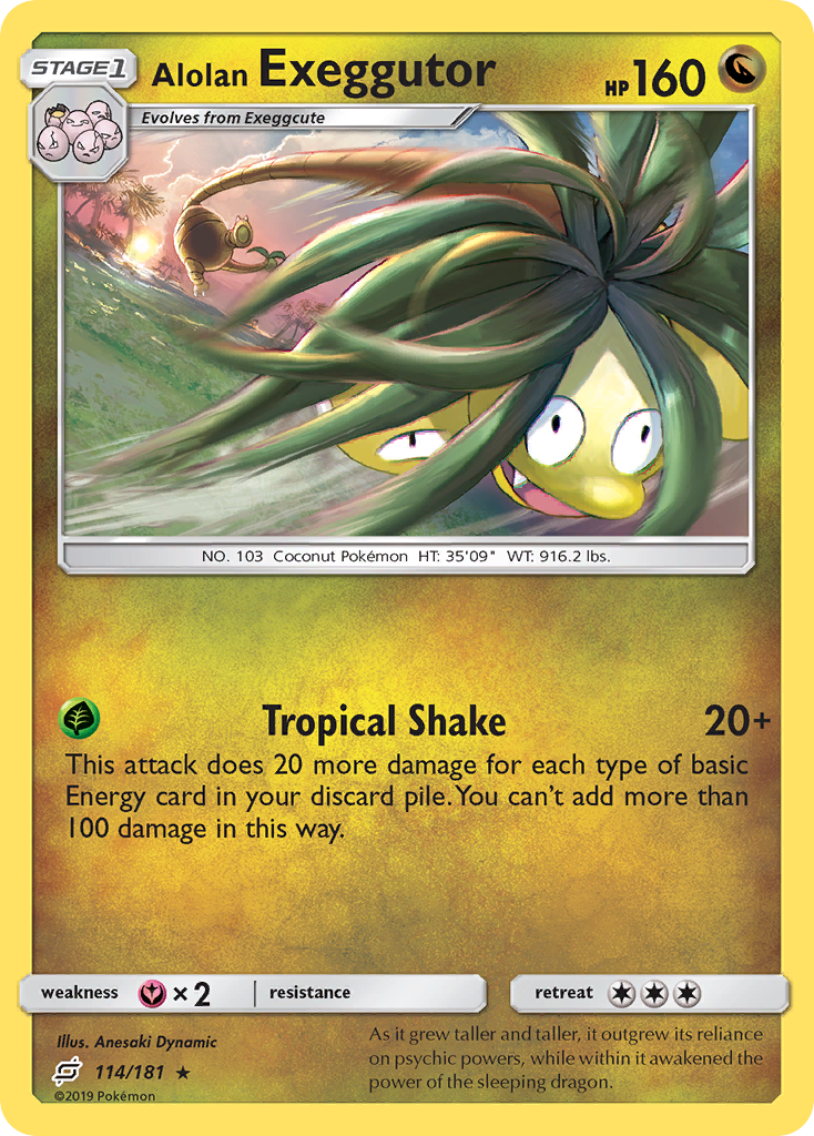 Alolan Exeggutor (114/181) [Sun & Moon: Team Up] | Black Swamp Games