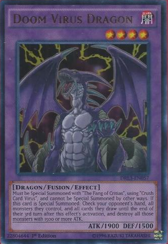 Doom Virus Dragon [DRL3-EN057] Ultra Rare | Black Swamp Games