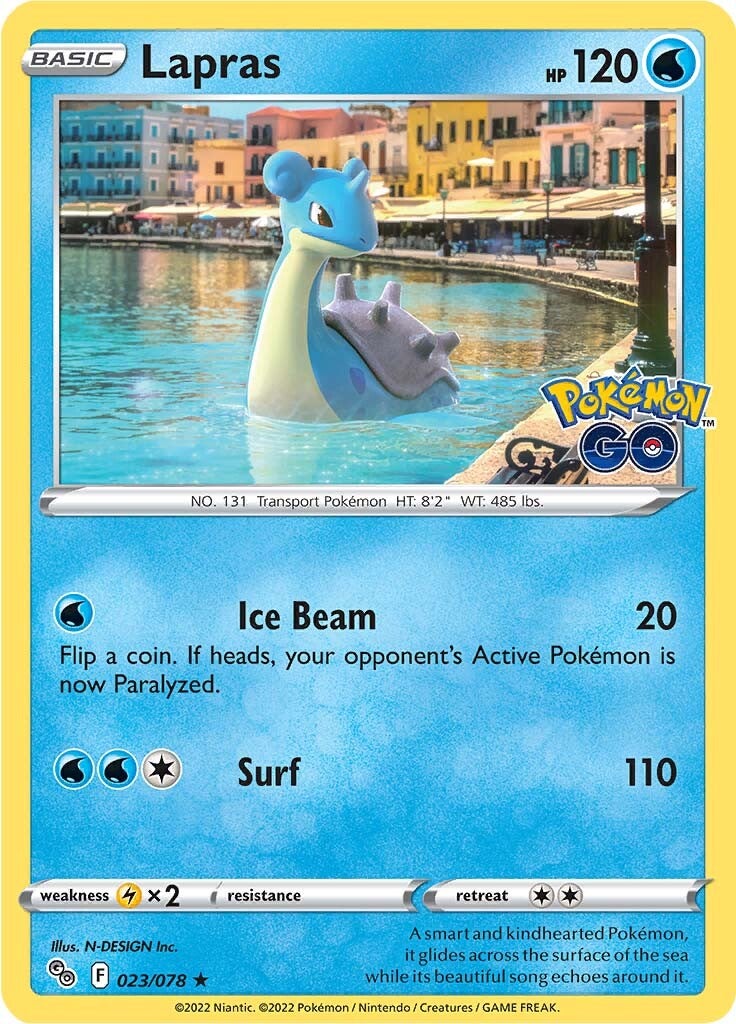 Lapras (023/078) [Pokémon GO] | Black Swamp Games