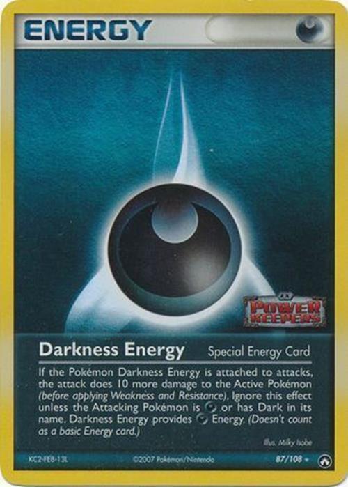 Darkness Energy (87/108) (Stamped) [EX: Power Keepers] | Black Swamp Games