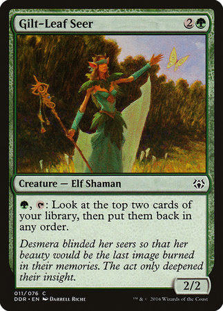 Gilt-Leaf Seer [Duel Decks: Nissa vs. Ob Nixilis] | Black Swamp Games