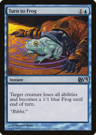 Turn to Frog [Magic 2012] | Black Swamp Games