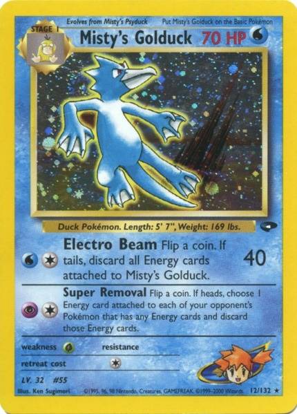 Misty's Golduck (12/132) [Gym Challenge Unlimited] | Black Swamp Games