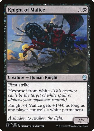 Knight of Malice [Dominaria] | Black Swamp Games