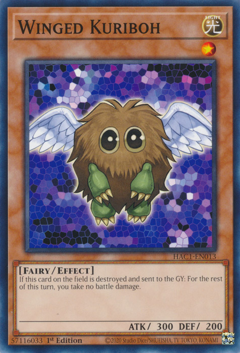 Winged Kuriboh [HAC1-EN013] Common | Black Swamp Games