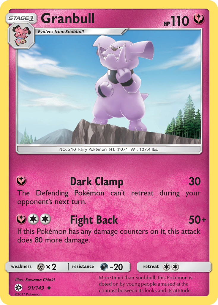 Granbull (91/149) [Sun & Moon: Base Set] | Black Swamp Games