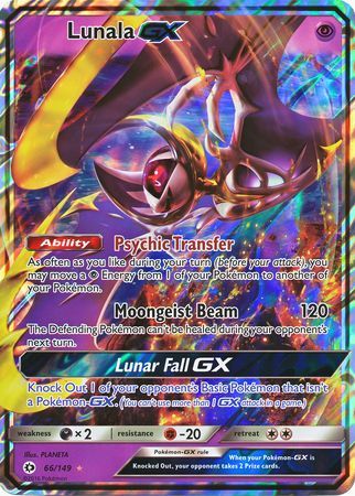 Lunala GX (66/149) (Jumbo Card) [Sun & Moon: Base Set] | Black Swamp Games