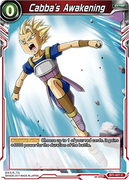 Cabba's Awakening (BT1-027) [Galactic Battle] | Black Swamp Games